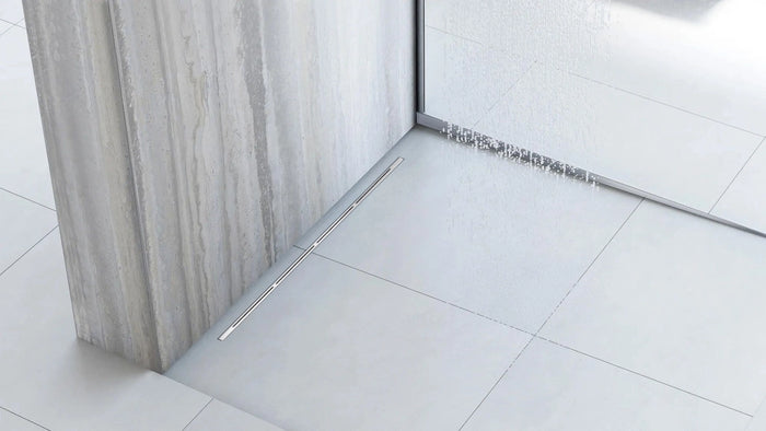 Canalina Di Scarico Rea Filo Nickel Brush 80