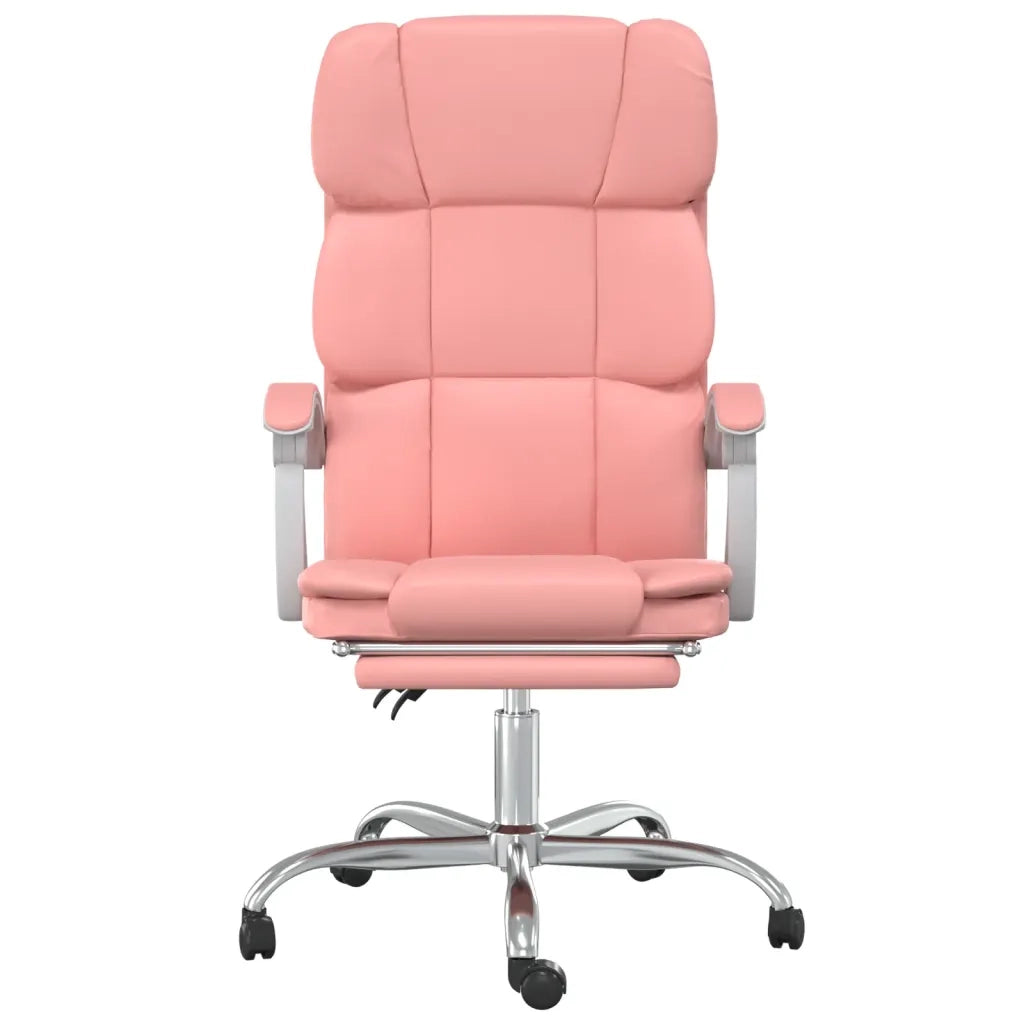 Poltrona da Ufficio Reclinabile Rosa in Similpelle cod mxl 8305