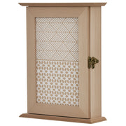 Portachiavi a parete con 6 ganci stile vintage ¨C zephmum ¨C legno 20x6.5x26.5cm