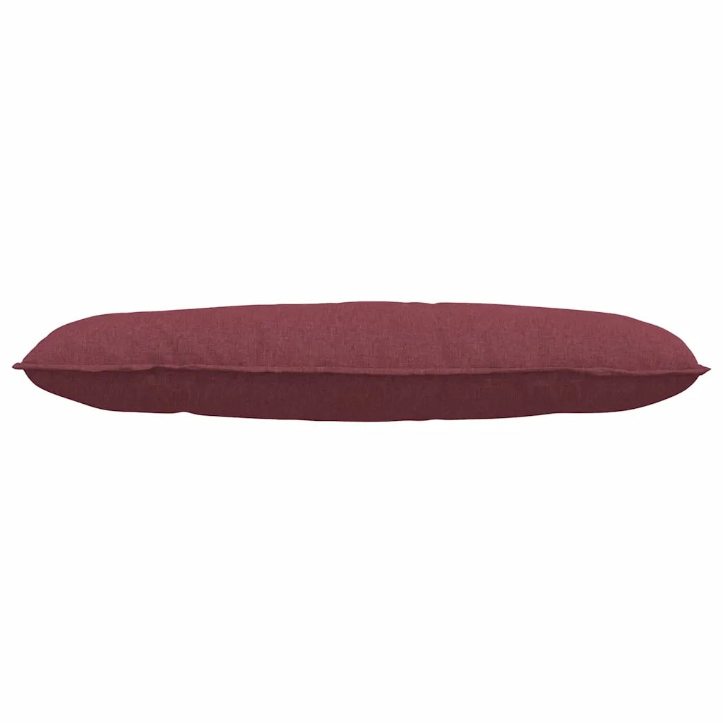 Cuscino per Schiena | Cuscino dorsale Rosso Vino 120 x 19 x 50 cm Tessuto