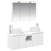 Set di Armadi da Bagno 4 pcs Bianco Legno ingegnerizzato 3406535