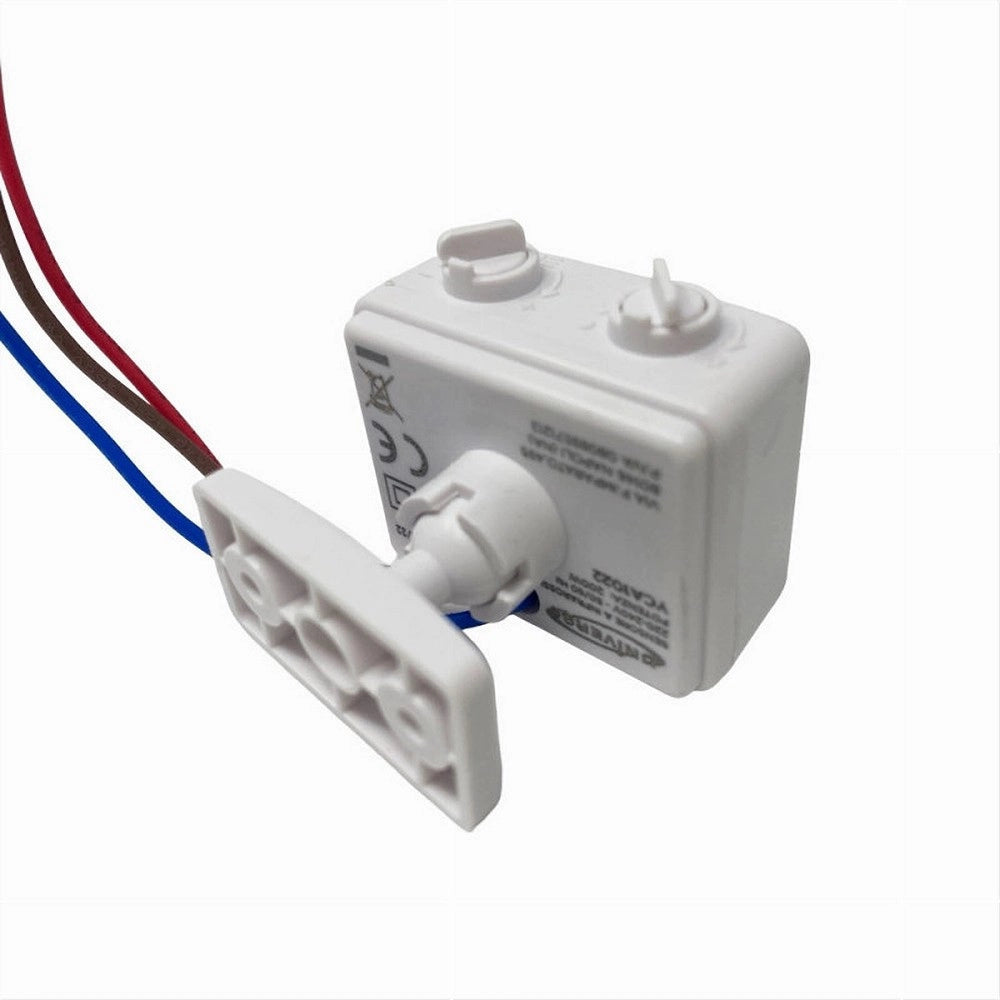 Trade Shop - Sensore Di Movimento Per Fari Lampade 200w Con Rilevatore Movimenti 360° Yca1022 -