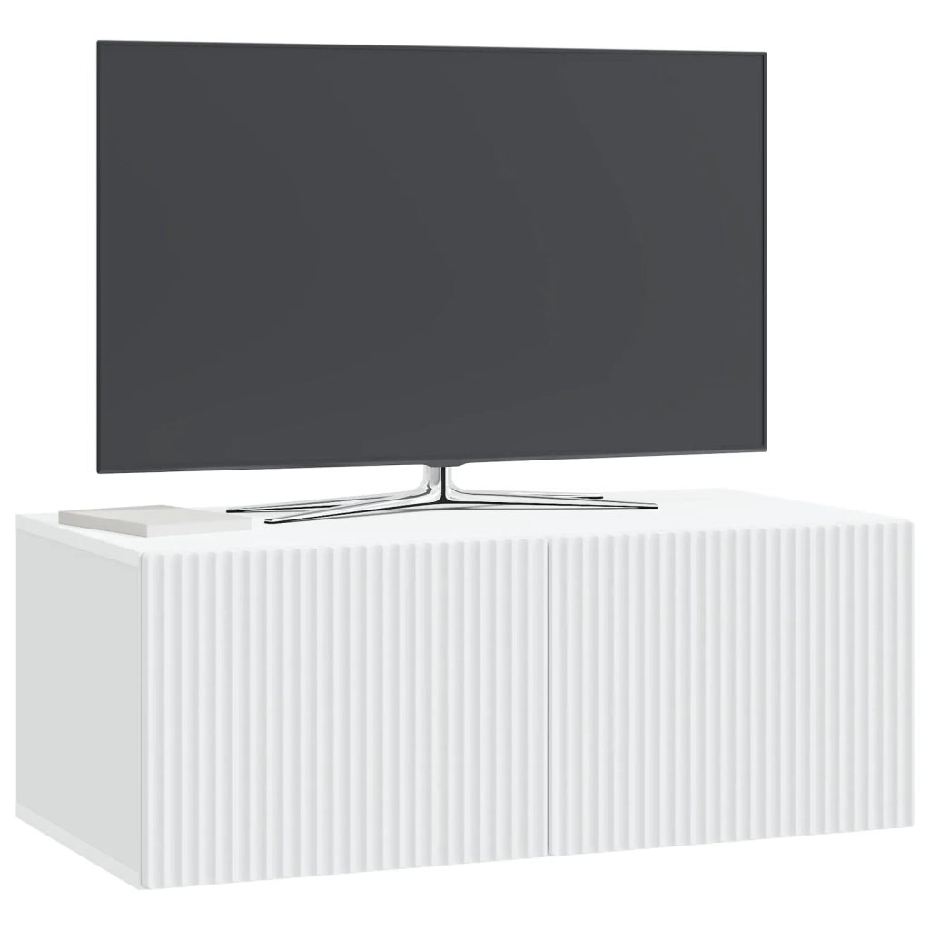 Mobile Porta TV da Muro Bianco 78,5 x 41 x 30 cm 898515