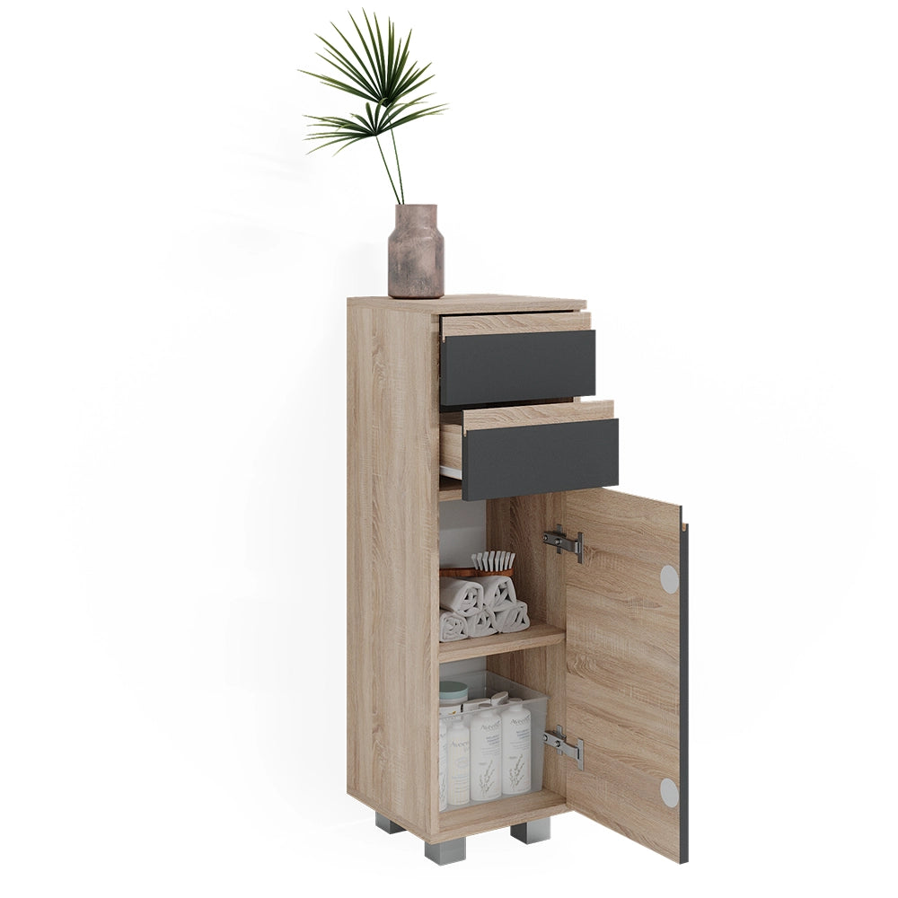 Vicco Mobiletto bagno Sonoma 30 x 95 cm