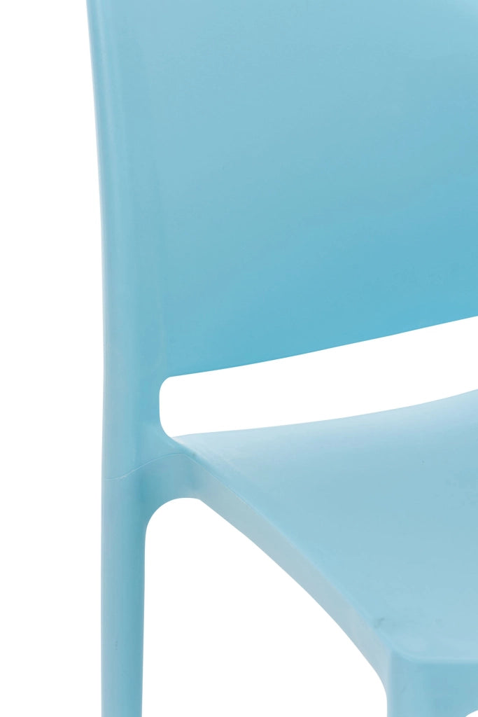 Sedia outdoor Maya impilabile azzurro