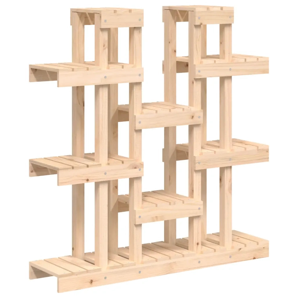 Supporto per Piante 104,5x25x109,5 cm in Legno Massello di Pino 822092