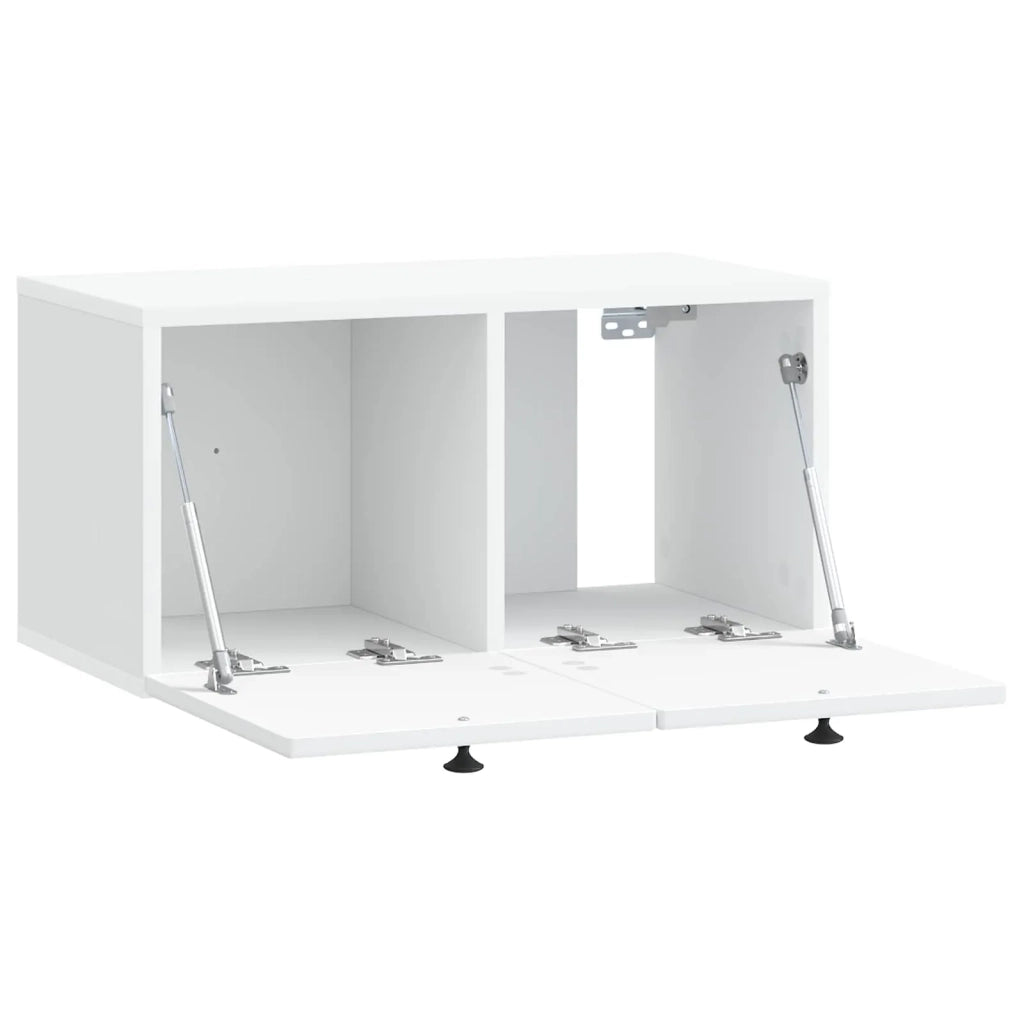 Mobile Porta TV da Muro Bianco 59,5 x 31 x 30 cm 898195