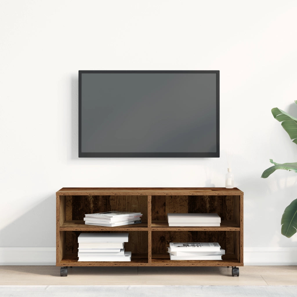 Mobile TV  in Legno Massello 90x35x35 cm