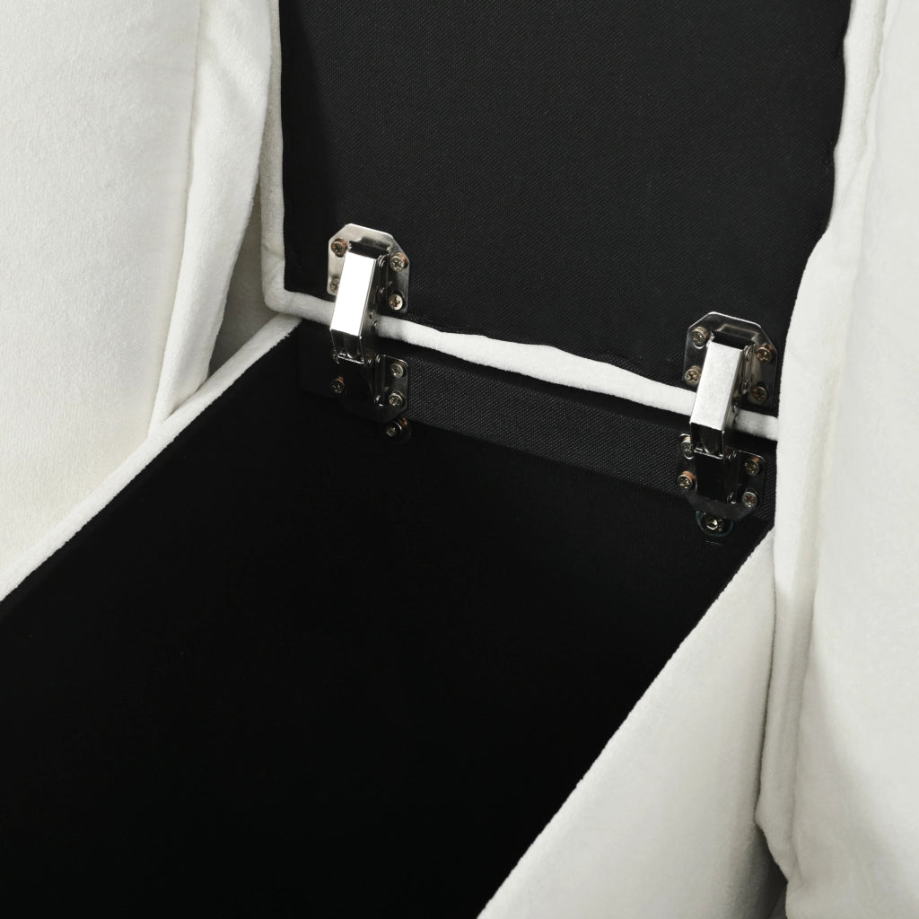 Divano con braccioli rimovibili, porta USB, vani portaoggetti e portabicchieri in chenille beige 224 × 82 × 90 cm