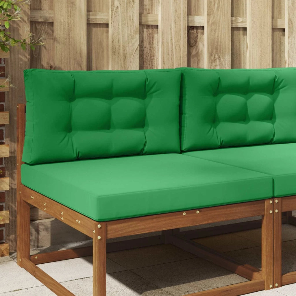 Cuscino per divano da esterno 2 pcs Verde Poliestere