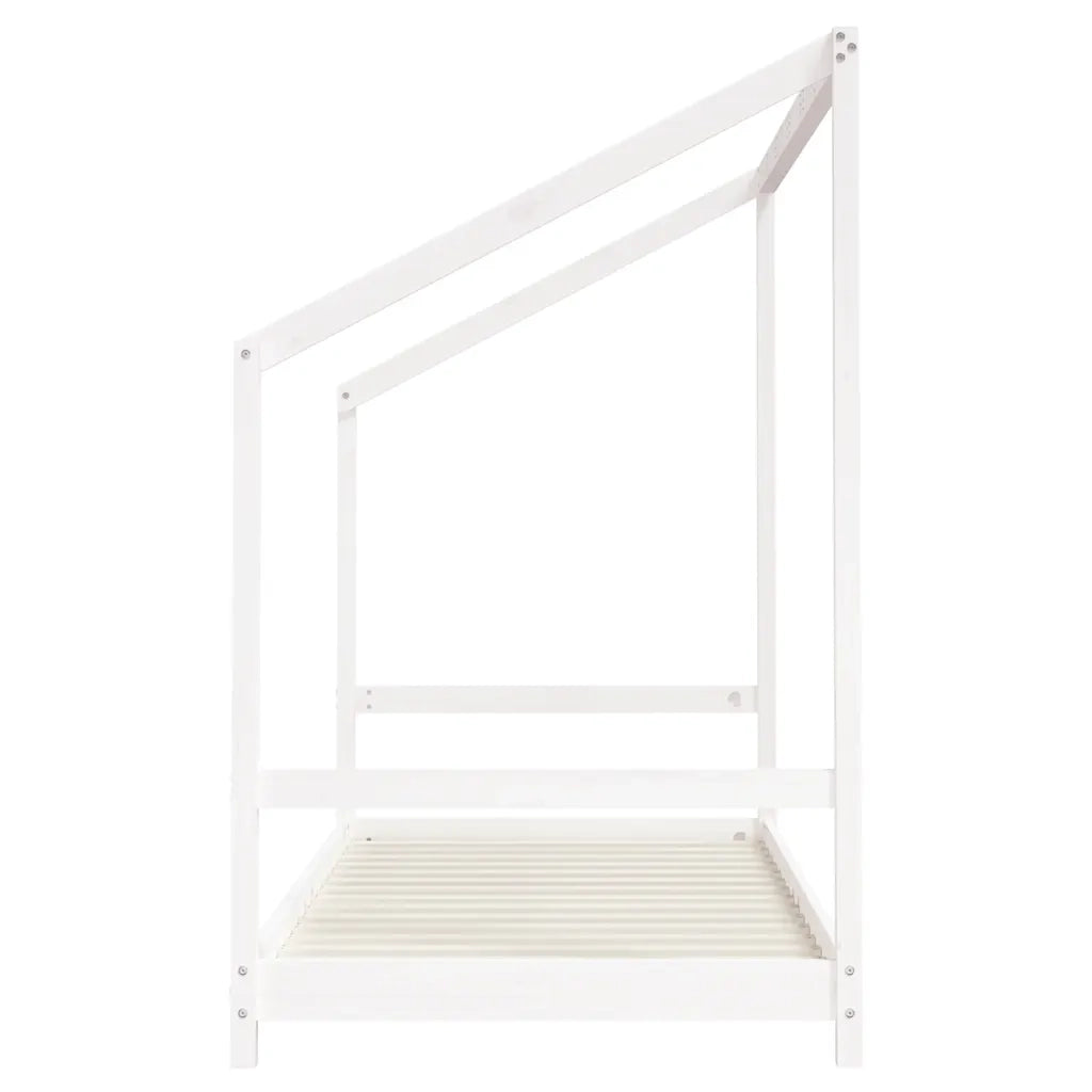Giroletto per Bambini-Struttura Letto Bambini Bianco 90x190cm in Legno Massello di Pino 329955