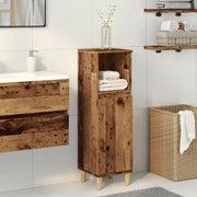 Armadietto da Bagno Legno Antico 30x30x100 cm in Truciolato 857108
