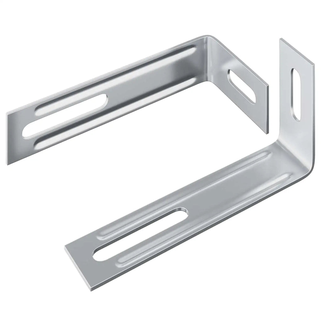 Supporto Anti Ribaltamento 2 pcs Argento 74,5 x 15 x 32 mm 864550