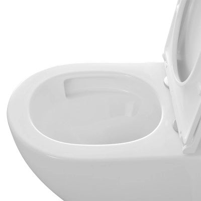 Wc sospeso con scarico a vortice e copriwc soft-close Tao