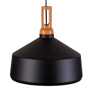 Lampadario Portalampada a Sospensione Attacco E27 Design Nordico IP20 Da Interni nero
