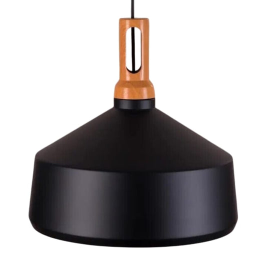 Lampadario Portalampada a Sospensione Attacco E27 Design Nordico IP20 Da Interni nero