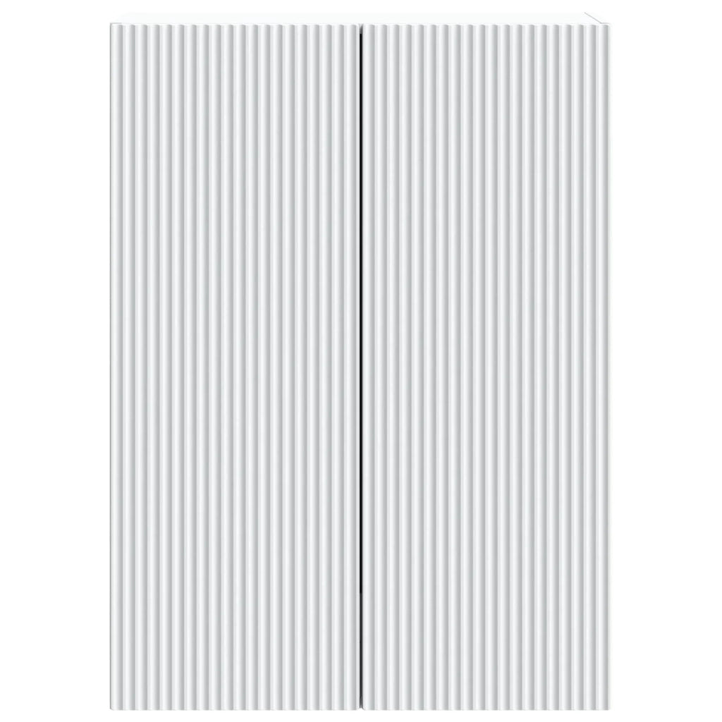 Mobiletto a muro Bianco 66 x 34,5 x 90 cm Legno ingegnerizzato 898395