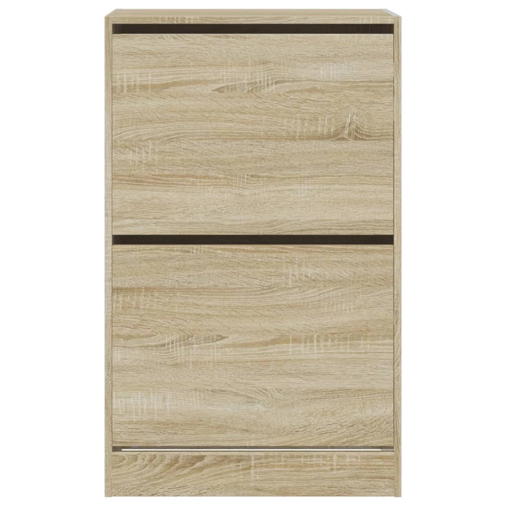 Scarpiera mobile contenitore per scarpe mobile per ingresso/corridoio/soggiorno design Sonoma 60 x 34 x 96,5 cm legno ingegnerizzato marrone 02_0021713