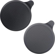 Set di due stop per vasca in silicone - 6 pollici stop per lavandino extra grande - copertura per scarico in silicone - stop universale per doccia - per lavandino della cucina e bagno - 15x18,5 cm