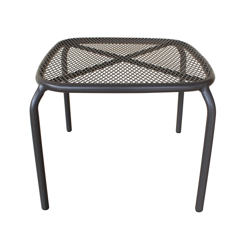 Tavolo da Giardino in Acciaio cm 40x40x43 - DELL