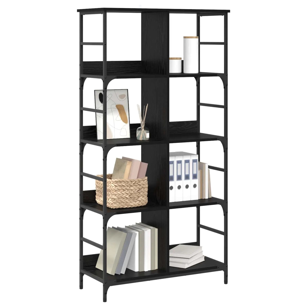 Libreria Rovere nero 78,5 x 33 x 153 cm metallo PB 8010894