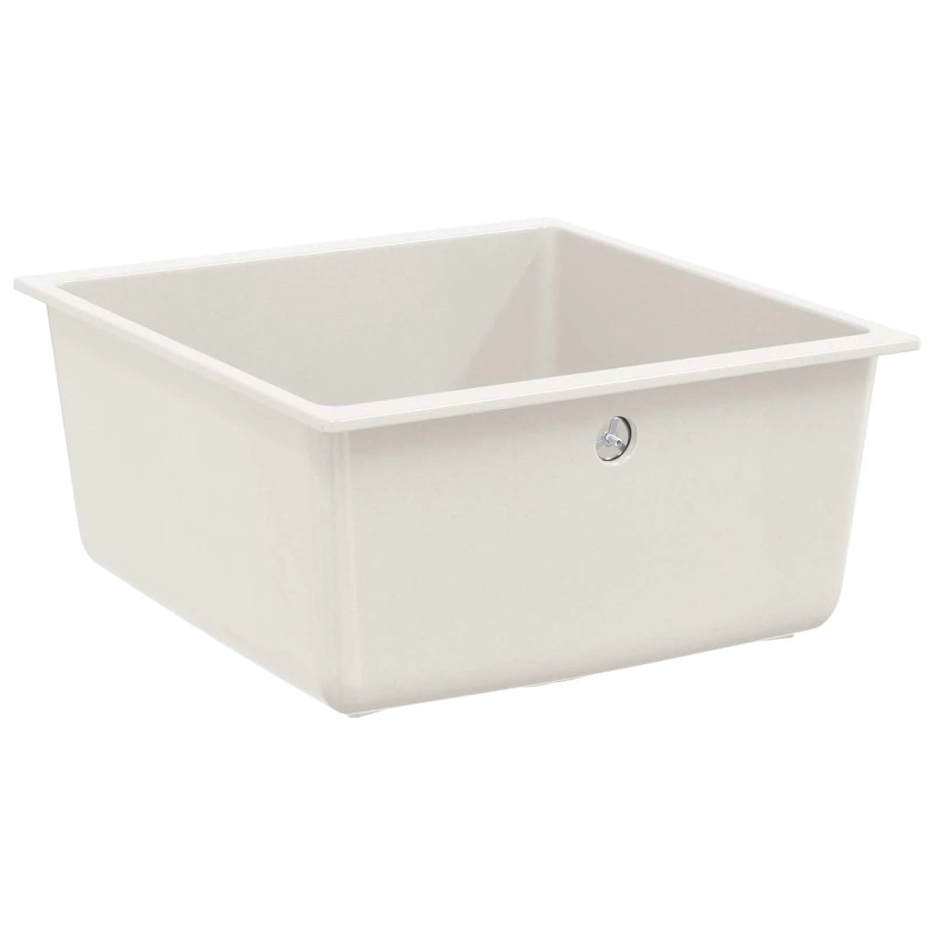 Lavello Bianco 430 x 460 mm 80% Quarzo e 20% Resina CFW5031560
