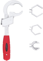 Chiave per bagno adattabile - Chiave multifunzionale - Apertura 80mm - Lega di alluminio - Lunghezza maniglia 110mm - Duratura e resistenza agli urti - Chiave a morsa
