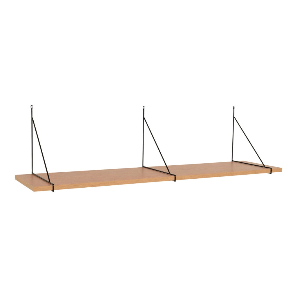 Mensola Chiba, Marrone, Truciolare Melaminico, 29x120x31 cm