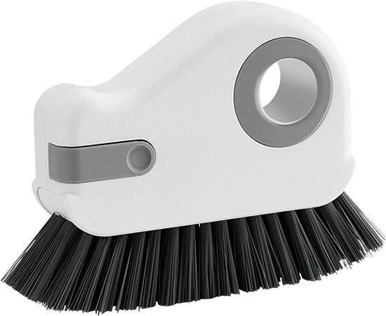 Panno da pulizia e raschietto per finestre 2 in 1 con setole dure e raschietto integrato