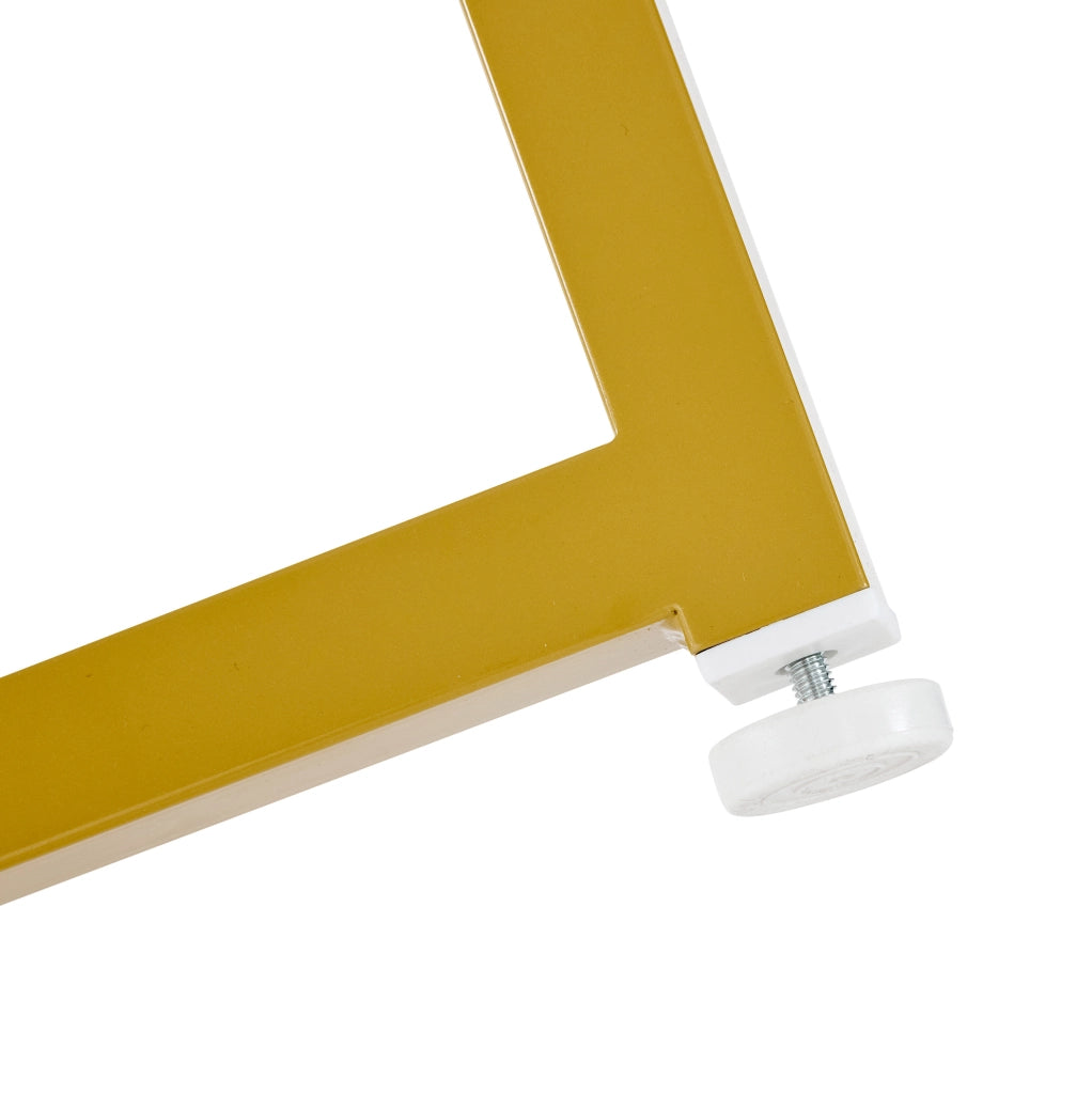 Set da pranzo rotondo 80 cm con 4 sedie; MDF; metallo; bianco e grigio