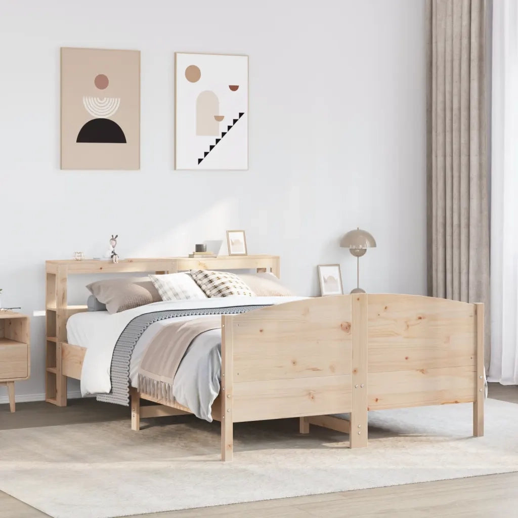 vidaXL Letto senza Materasso 160x200 cm in Legno Massello di Pino