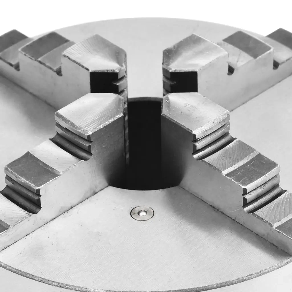 Mandrino per Tornio a 4 Griffe Autocentrante 200 mm in Acciaio CFW1864922