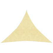 Vela ombreggiante/ombrellone 160 g/m² HDPE 3 x 3 x 3 m beige 02_0008968