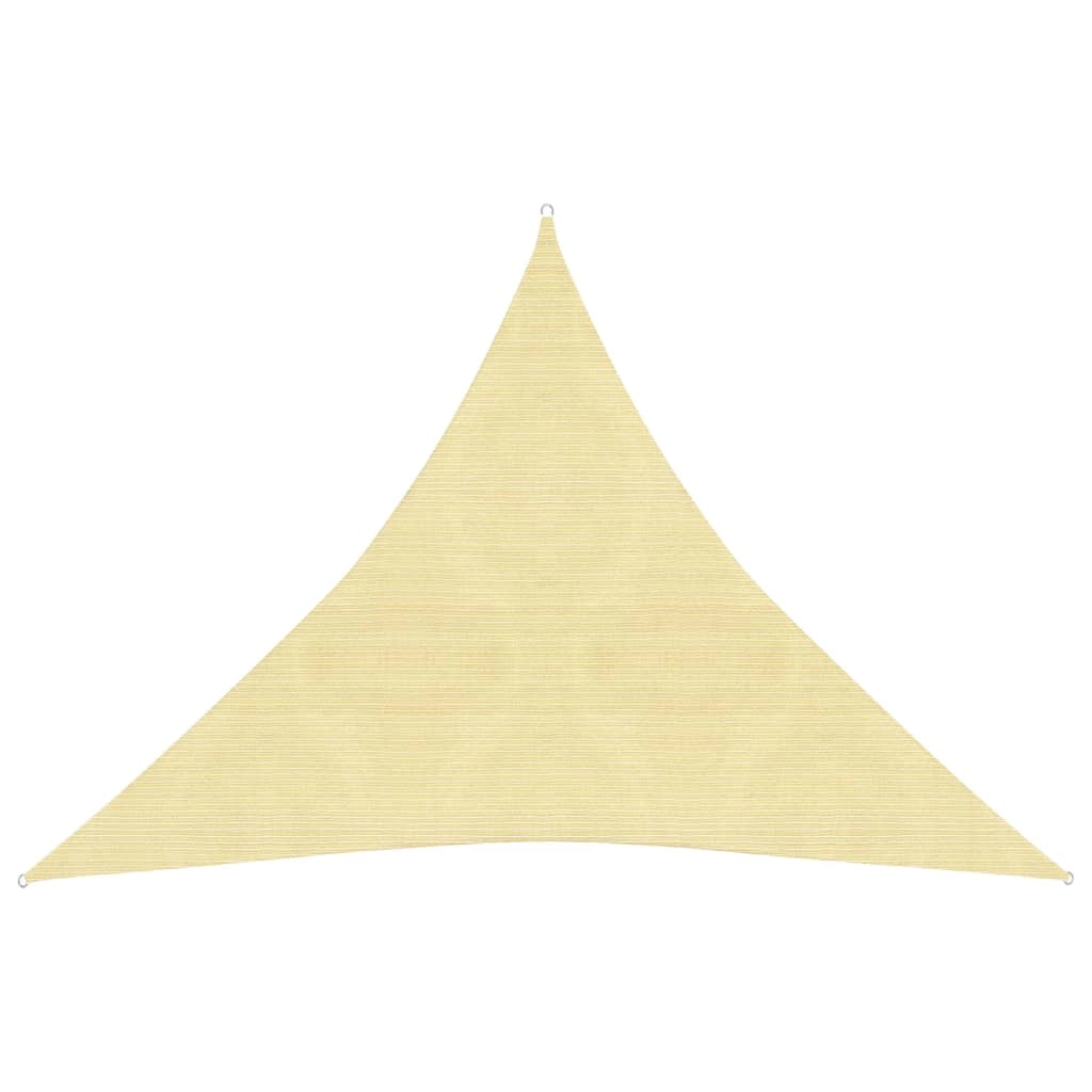Vela ombreggiante/ombrellone 160 g/m² HDPE 3 x 3 x 3 m beige 02_0008968