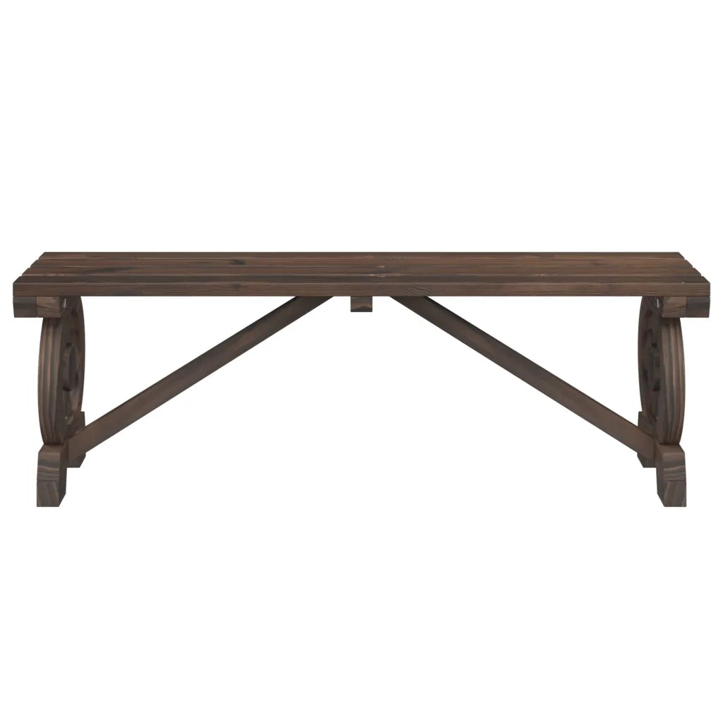 Panche da Giardino 2 pz in Legno Massello di Abete 3207136