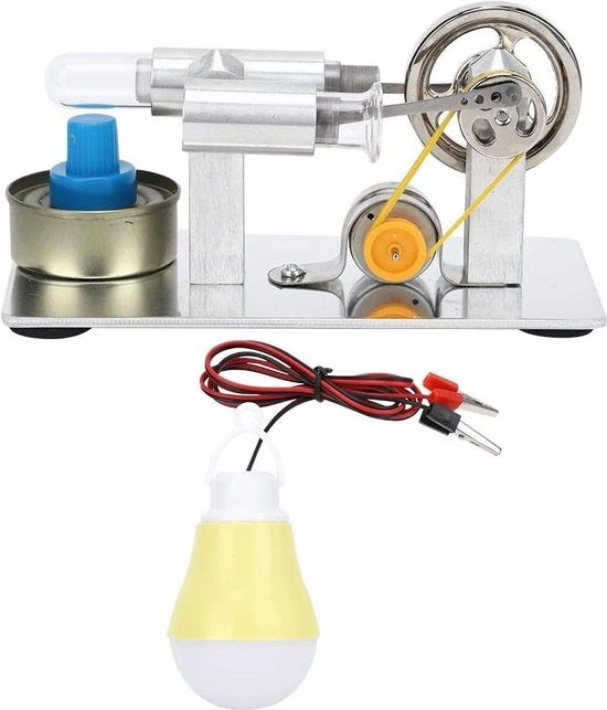 Motore a Stirling a Razzo Modello Generazione di Energia Fisica Strumento di Esperimento per la Scuola Domestica per Bambini .