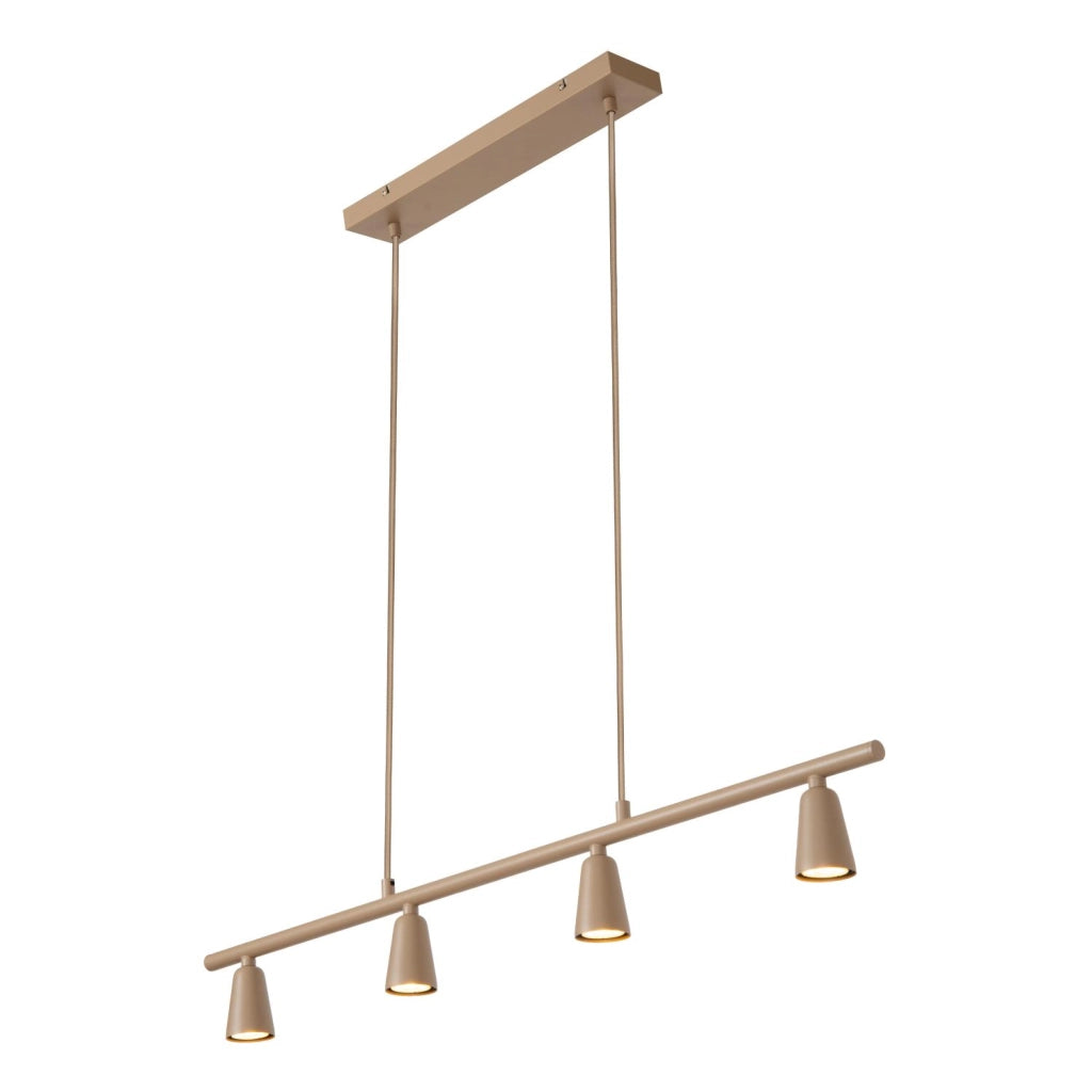 Lampada sospesa a barra TIANA 4xGU10 taupe Lucide