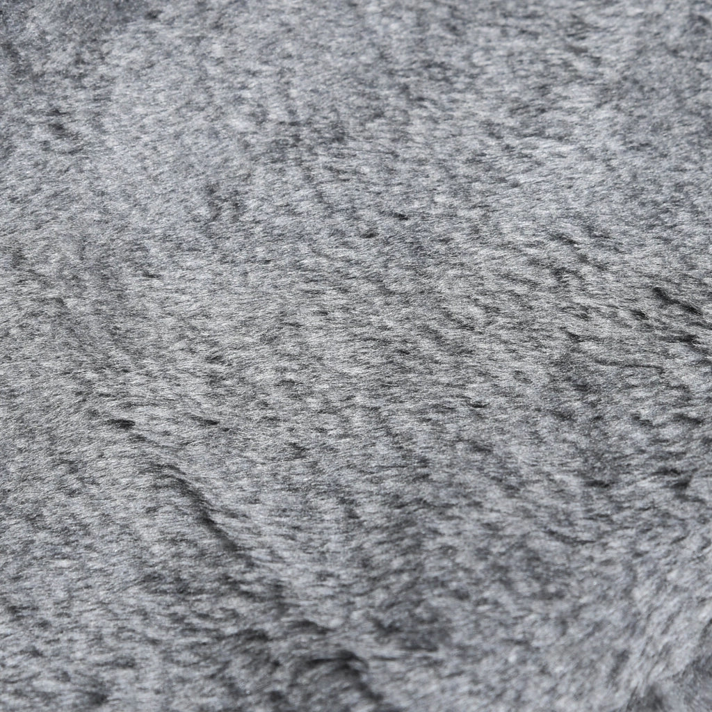 Scaletta per Cani 4 Gradini 60x35x44 cm in Flanella Sfoderabile e Truciolato Grigio chiaro