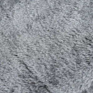 Scaletta per Cani 4 Gradini 60x35x44 cm in Flanella Sfoderabile e Truciolato Grigio chiaro