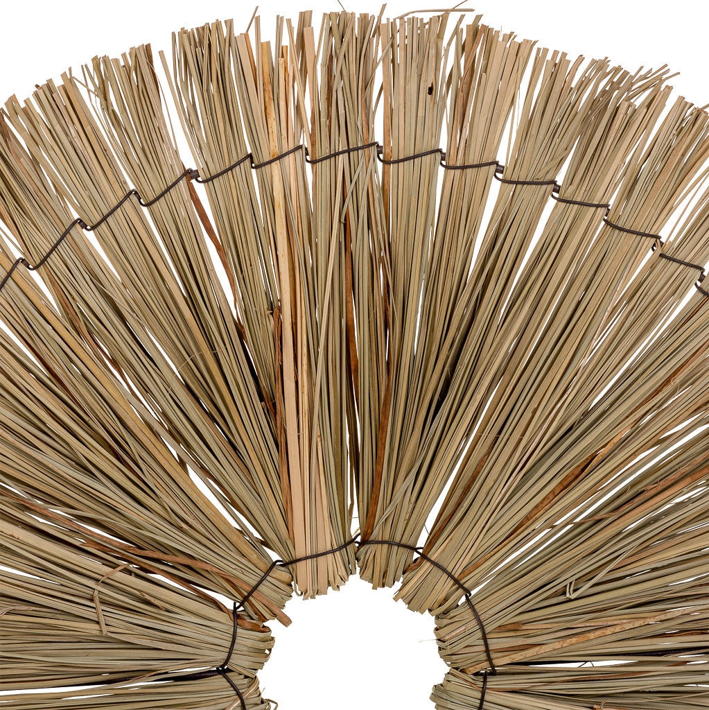 Figura decorativa in fibra naturale marrone 43x02x49h