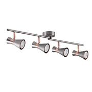 Kanlux Mileno barra plafoniera 4xGU10 argento/rame