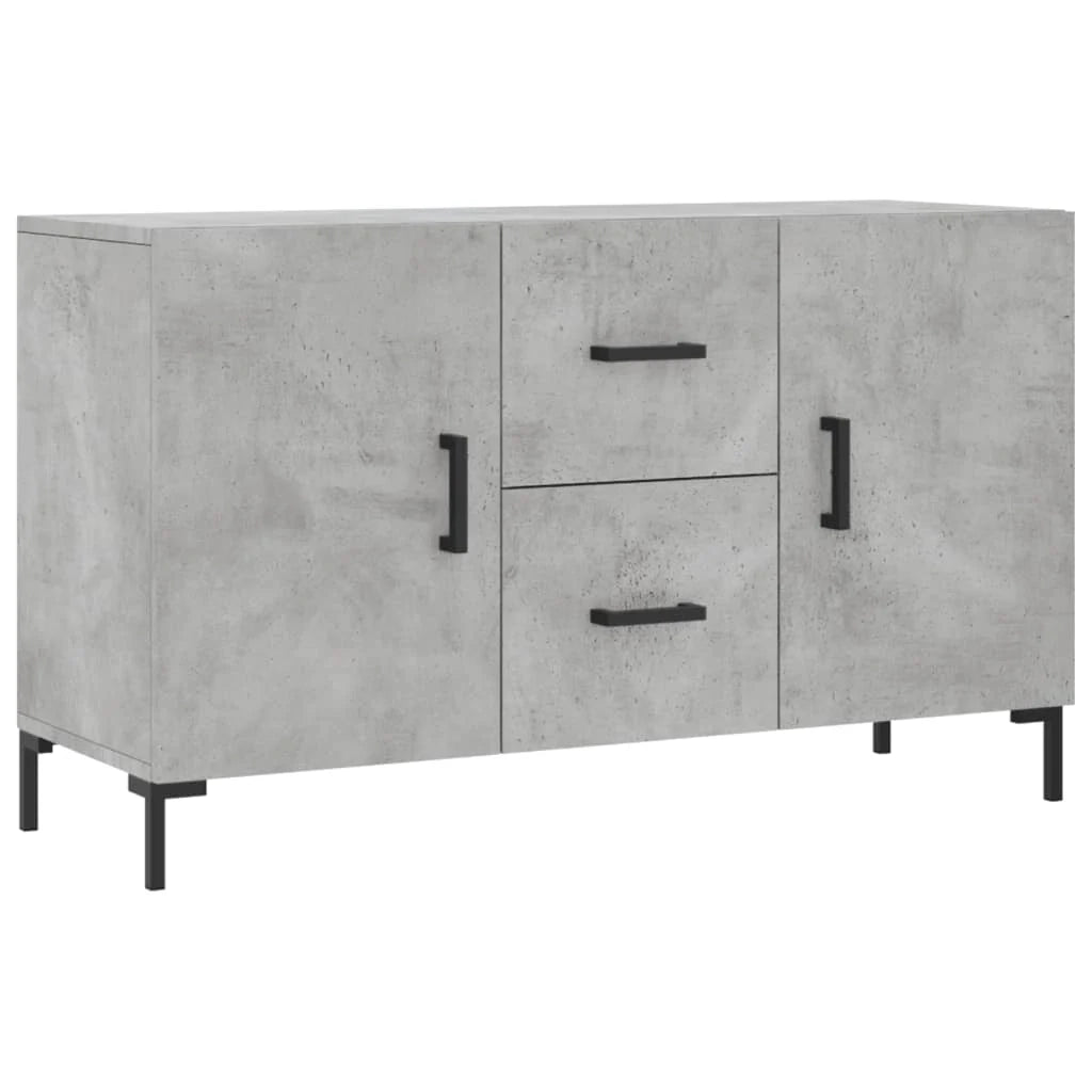 Buffet credenza cassettiera armadio mobile contenitore organizer per cucina soggiorno salotto 100 x 36 x 60 cm legno ingegnerizzato grigio 02_0031824