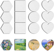 Set di 12 piccole tovaglie magnetiche per acrilico e olio