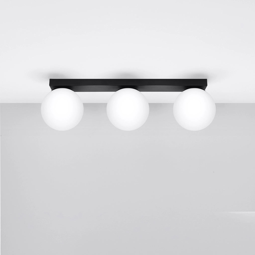 Lampada da soffitto YOLI 3 nero