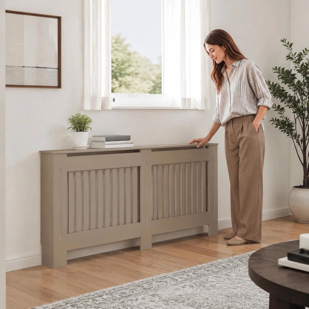 Radiator Cover 172x19x81 Cm MDF