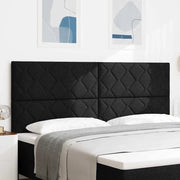 Testiera LED Nero 200 cm Tessuto 3338555