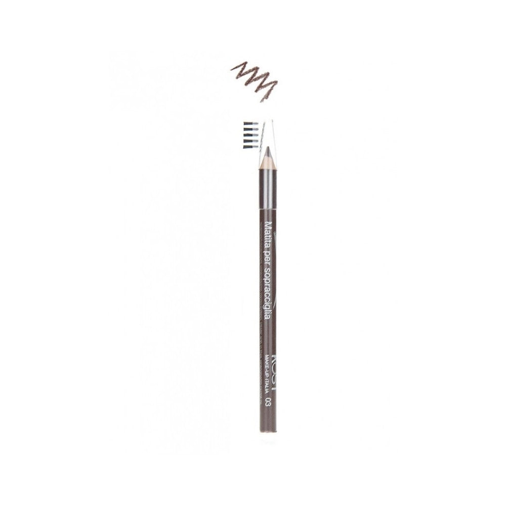 Trade Shop - Matita Per Sopracciglia Effetto Naturale Con Pettine Spazzolino Ciglia Make Up -