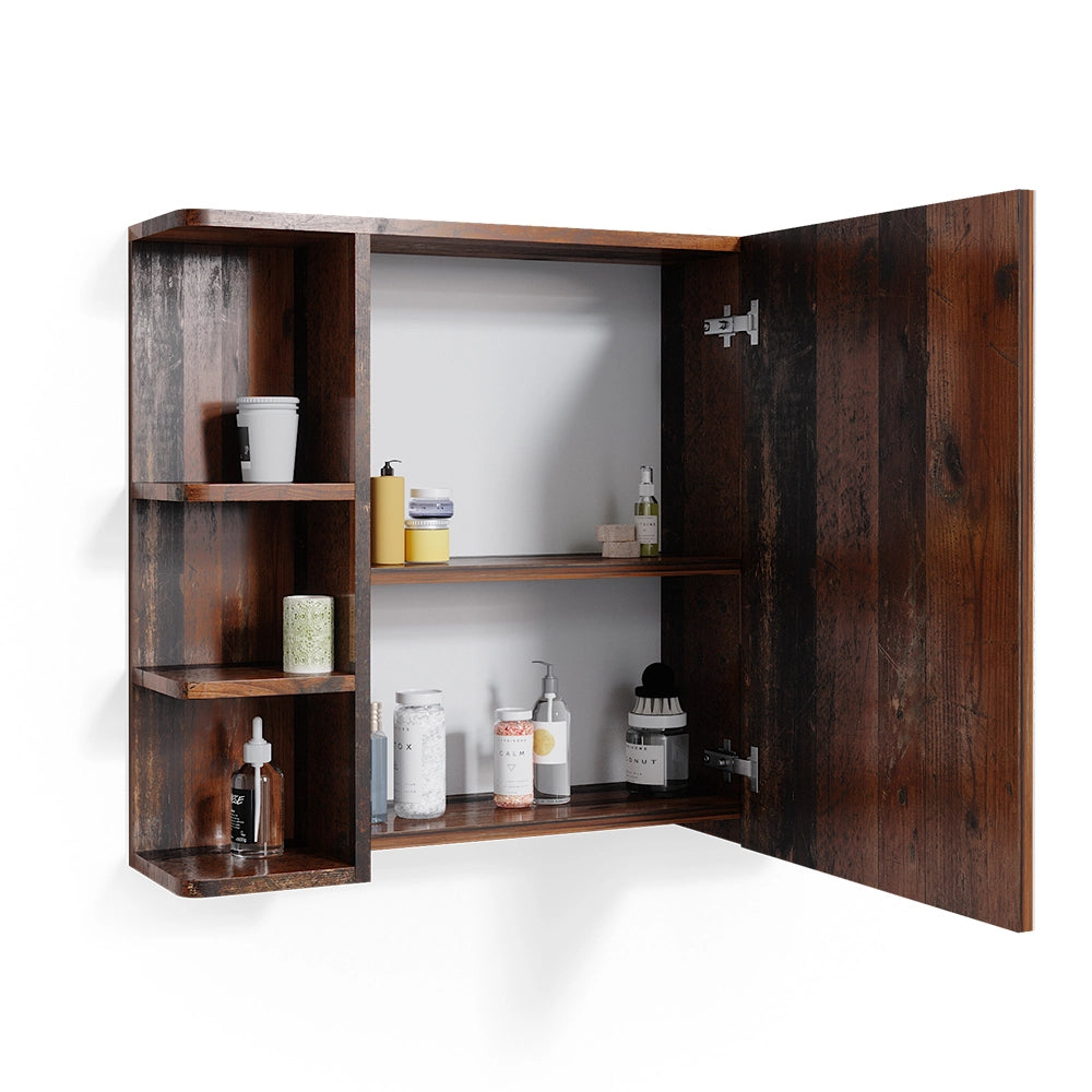 Vicco Specchio contenitore bagno Legno antico 79.6 x 64 cm