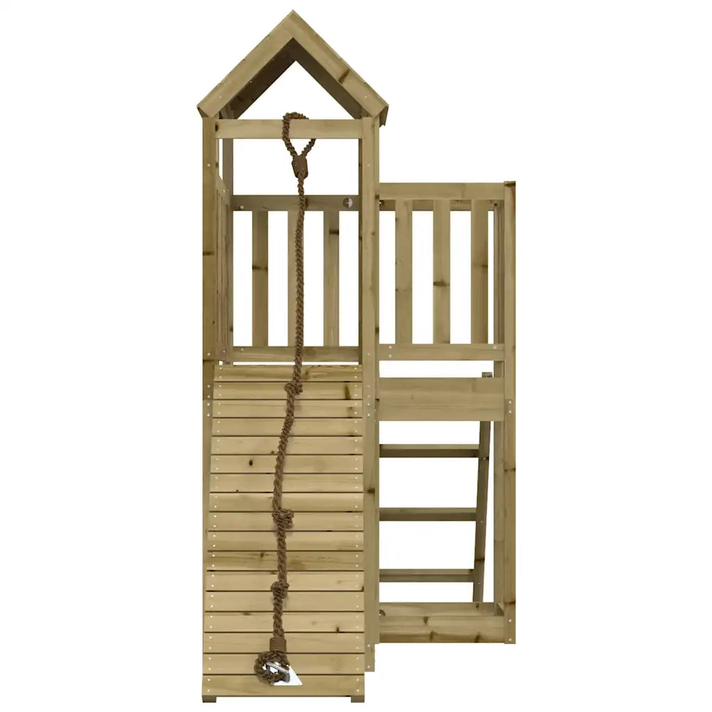 Casetta con Arrampicata in Legno di Pino Impregnato 3155833