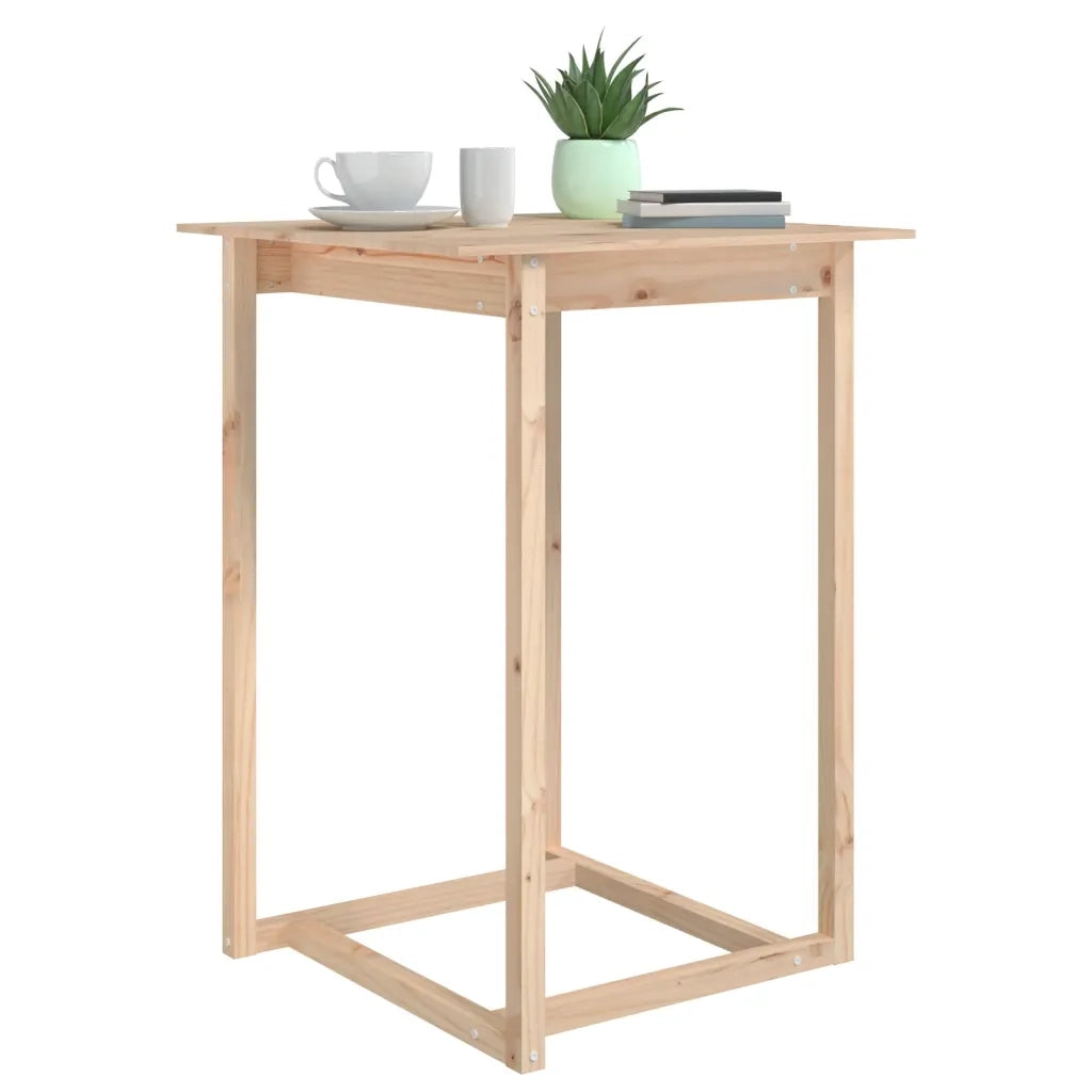 Tavolo da Bar 80x80x110 cm in Legno Massello di Pino cod mxl 20938